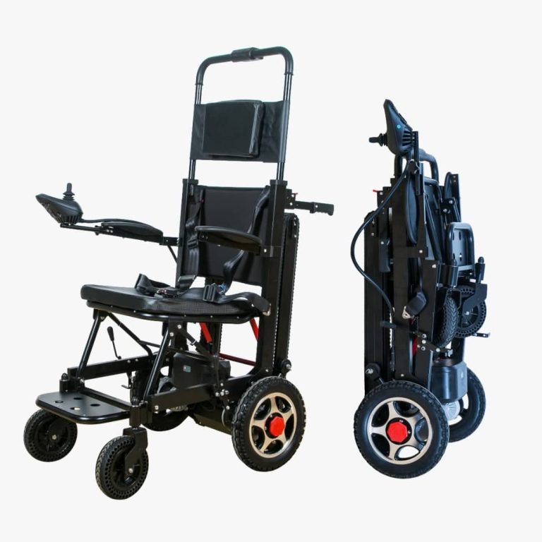 Carucior Electric cu Rotile si Sistem de Urcare a Scarilor Biomed.md Chisinau Moldova
