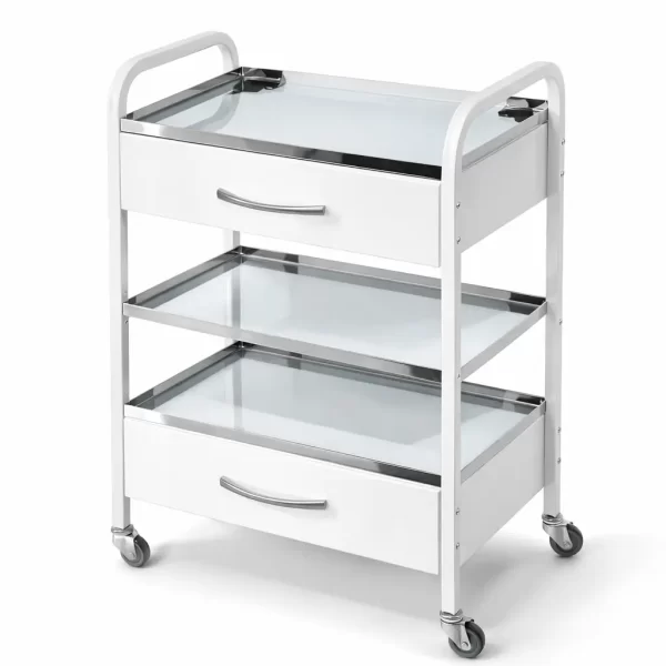 Masa Pentru Instrumente din Inox cu Sertar biomed.md chisinau moldova