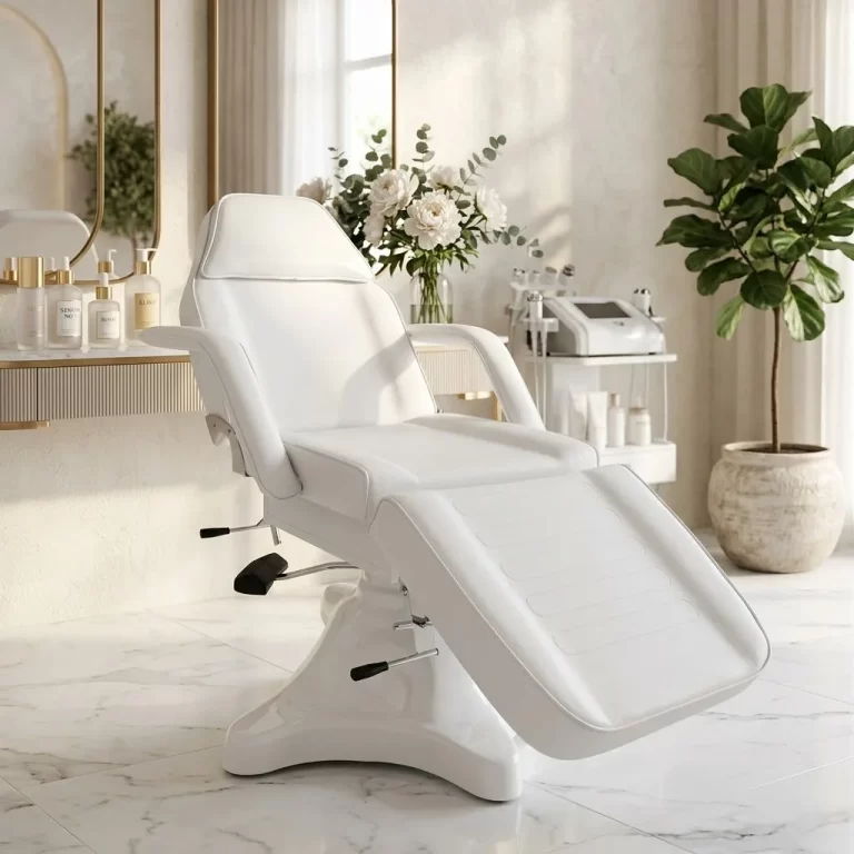 Pat Cosmetologic Masa Salon cu Sistem de Ridicare biomed.md chisinau moldova