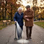 baston cu 4 picioare si lumina biomed.md chisinau moldova