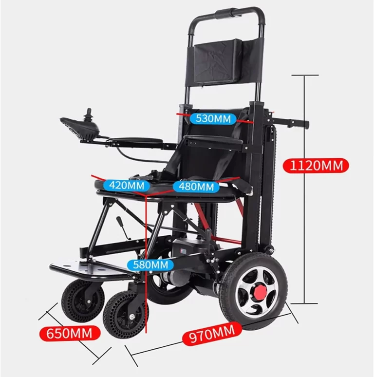 Carucior Electric cu Rotile si Sistem de Urcare a Scarilor biomed.md chisinau moldova