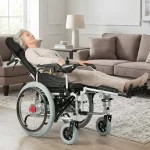 Carucior Electric Pentru Invalizi cu Tetiera si spate rabatabil biomed.md chisisnau moldova
