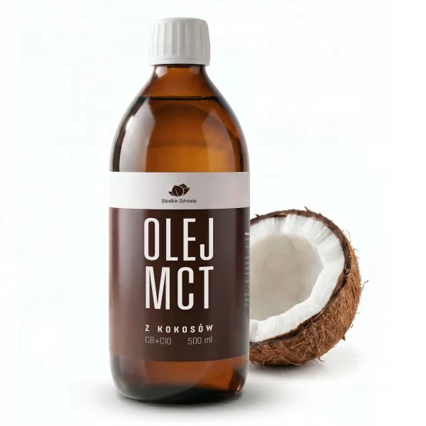 Ulei MCT 500 ml, ulei din cocos. Sursă de energie din acizi grași cu lanț mediu