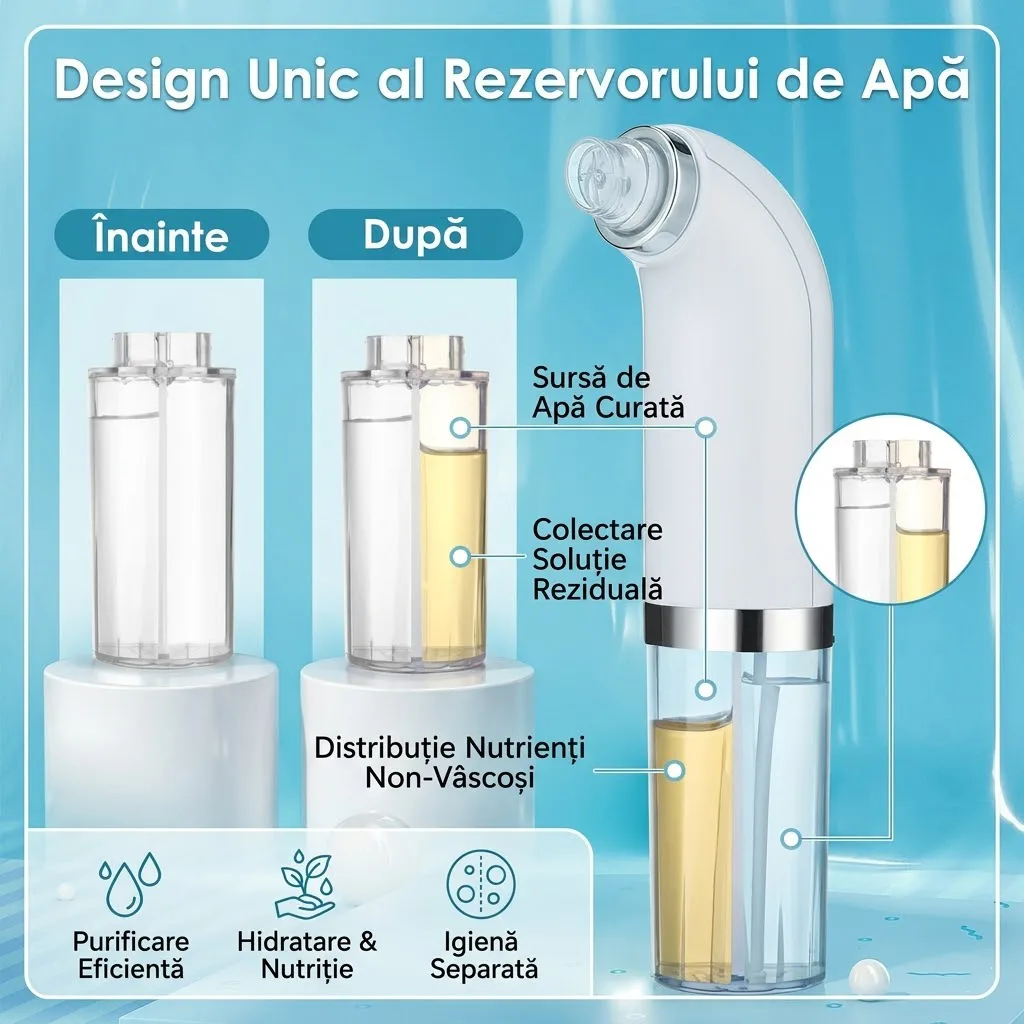 Aparat Vacuum Curatire cu Apa- Reîmprospătare și Întinerire a Pielii biomed.md chisinau moldova