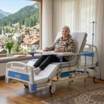 Pat Medical Mecanic cu 5 Functii Acest pat medical manual este multifuncțional biomed.md chisinau moldova