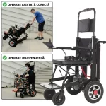Carucior Electric cu Rotile si Sistem de Urcare a Scarilor biomed.md chisinau moldova