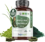Spirulina cu Chlorella Organica  1740 mg 240 capsule– puterea naturii pentru sănătatea ta biomed.md chisinau moldova