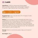 Coenzima Q10 antioxidant 200mg 240 capsule Secretul Energiei și Vitalității Tale biomed.md chisinau moldova