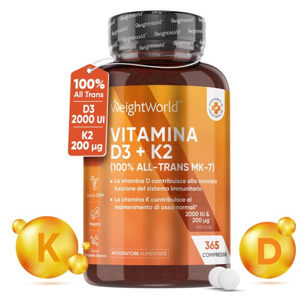 Vitamina D3 + K2 365 comprimate
