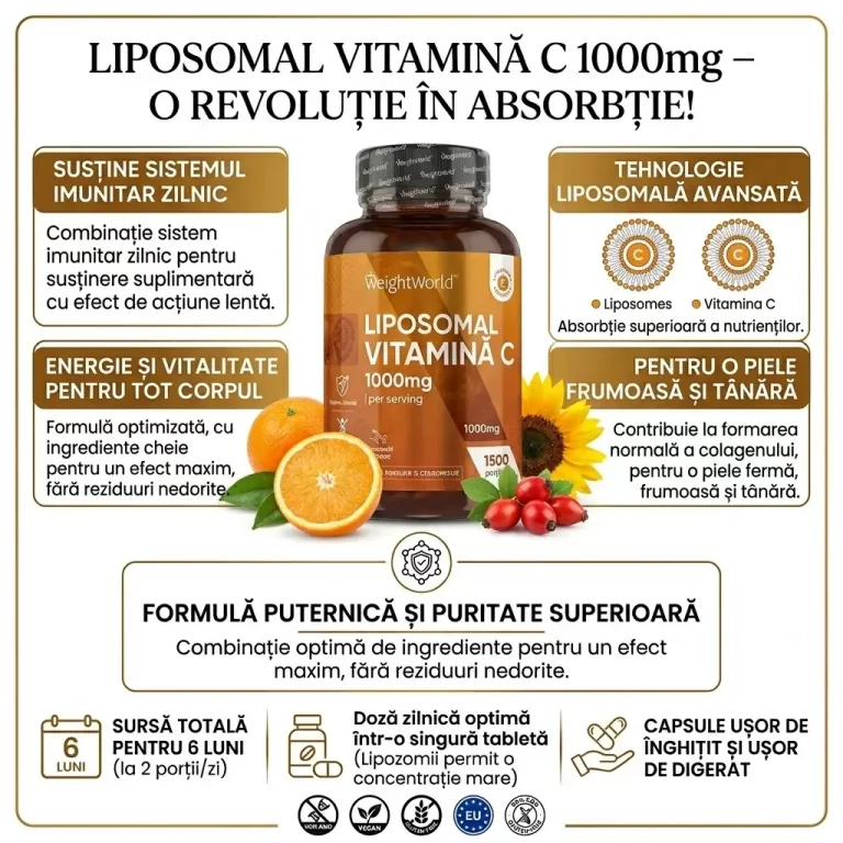 Vitamina C Liposomal 100mg Biomed.md Chisinau Moldova