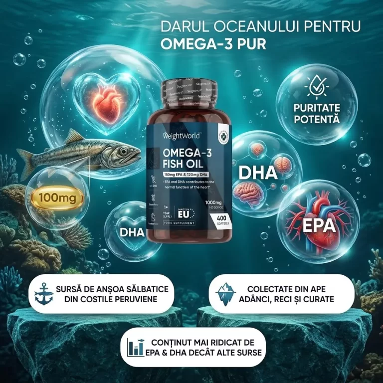 Omega 3 Ulei de peste 1000mg Biomed.md Chisinau Moldova