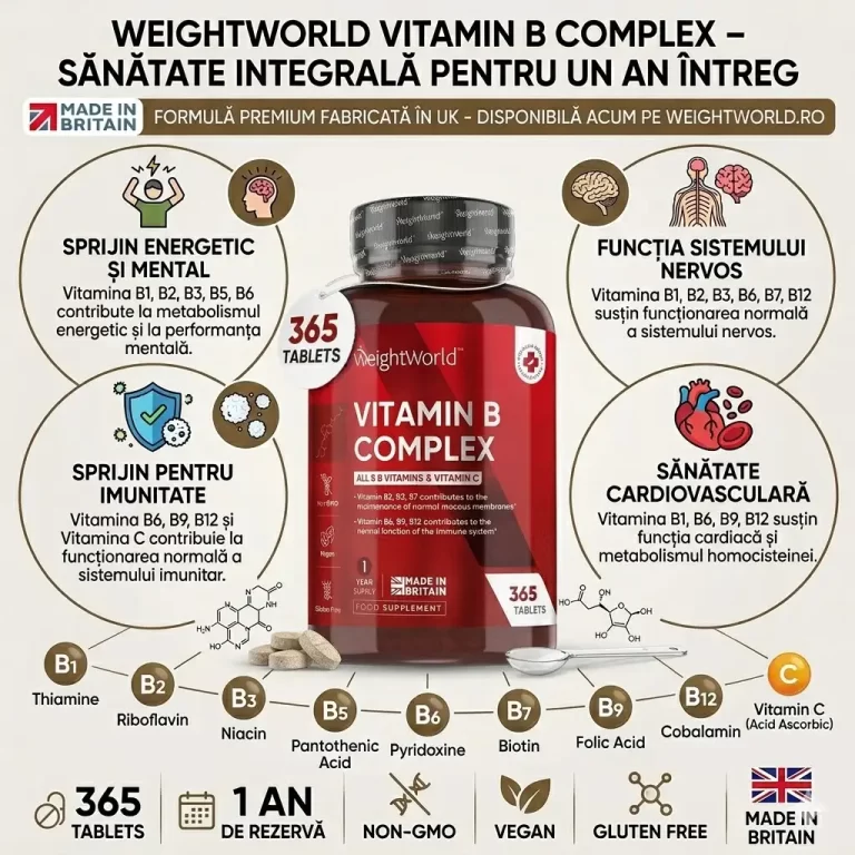 Vitamina B Complex – Energie, Vitalitate și Sănătate Optimă biomed.md chisinau moldova