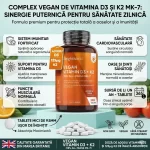 Vitamina D3 4000UI + K2 , 365 comprimate Susținere Esențială pentru Oase, Musculatură și Imunitate pentru 1 an intreg. biomed.md chisisnau moldova