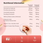 Glucosamin Condroitin MSM Complex din 180 capsule – Susținere Puternică pentru Articulații, Mobilitate și Elasticitate biomed.md chisinau moldova