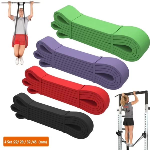 Set 4 benzi elastice fitness