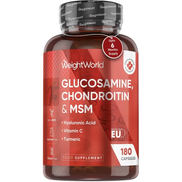 Glucosamin Condroitin MSM Complex din 180 capsule – Susținere Puternică pentru Articulații, Mobilitate și Elasticitate biomed.md chisinau moldova