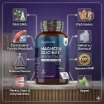 Magneziu Bisglicinat 1420 mg  180 capsule | Echilibru, Vitalitate și Suport Muscular biomed.md chisinau moldova