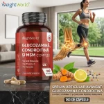 Glucosamin Condroitin MSM Complex din 180 capsule – Susținere Puternică pentru Articulații, Mobilitate și Elasticitate biomed.md chisinau moldova
