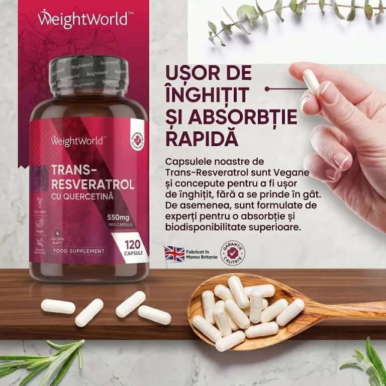 Antioxidanti Resveratrol cu Quercetina Biomed.md Chisinau Moldova