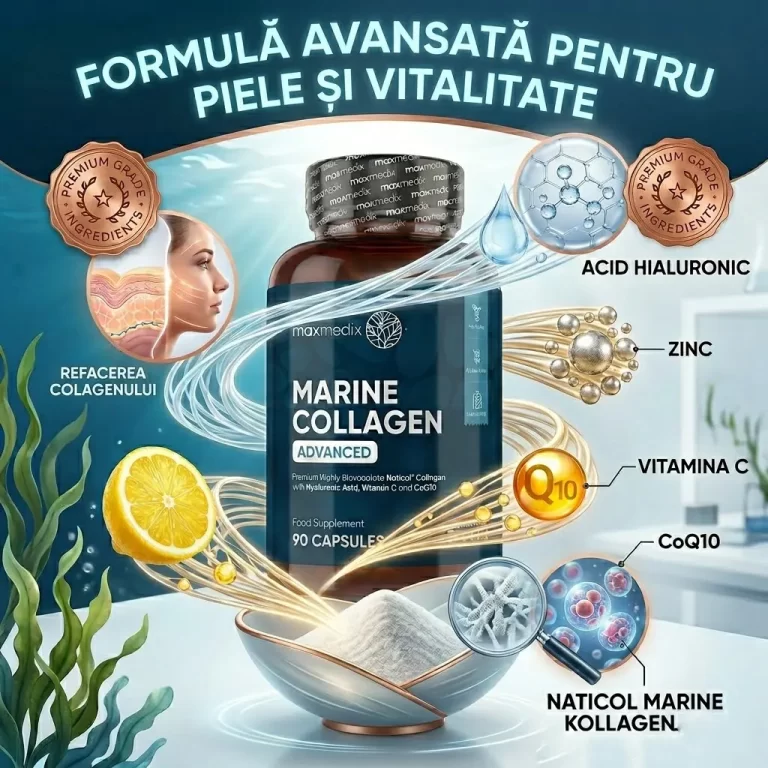 Colagen Marin Avansat ,  in complex 120 capsule– Frumusețe și Mobilitate din Interior Biomed.md Chisinau Moldova