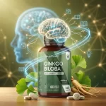 Ginkgo Biloba cu Ginseng Siberian – 6600 mg | 365 Tablete Vegane biomed.md chisinau moldova