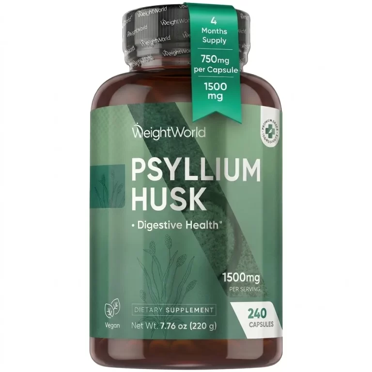 Tarata de Psyllium in Capsule 1400mg , 180 capsule  – Fibre Naturale pentru Digestie, Detoxifiere și Controlul Greutatii biomed.md chisinau moldova
