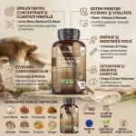  Complex din 8 Ciuperci Medicinale 1000mg 180 capsule