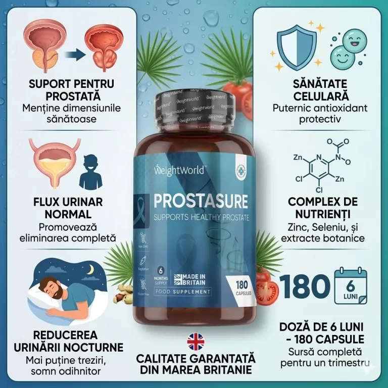 Prostata complex 180 Capsule suplimente pentru barbati biomed.md chisinau moldova