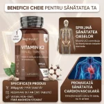 Vitamina K2 MK -7 200 µg 365 tablete biomed.md chisinau moldova