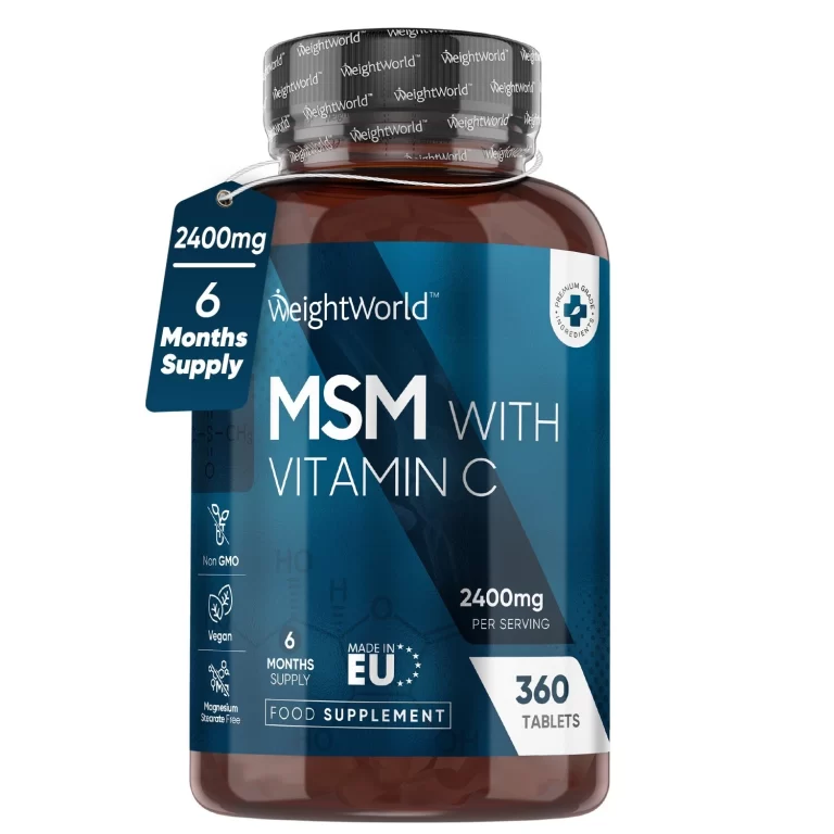 MSM Cu Vitamina C 2400 Mg 360 Tablete Biomed.md Chisinau Moldova