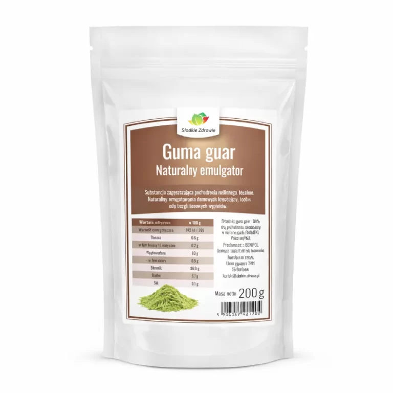 Gumă Guar 200 g – agent natural de origine vegetală de îngroșare pentru rețete sănătoase și fără gluten biomed.md chisinau moldova