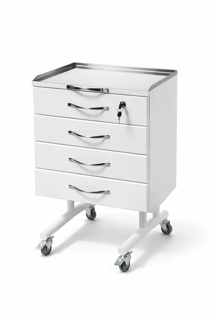 Dulap metalic mobil cu 4 sertare biomed.md chisinua moldova