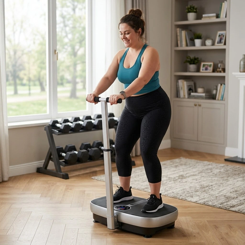 Placa vibratoare cu Bluetooth. Platformă vibrațională pentru masaj corporal și fitness.  biomed.md chisinau moldova