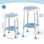 Scaun de Duș Rotativ 360° Reglabil pe Înălțime biomed.md chisinau moldova