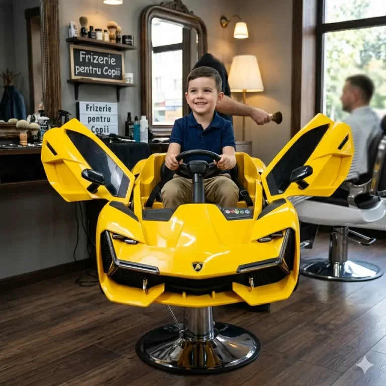 scaun pentru frizerie copii masinuta biomed.md chisinau moldova