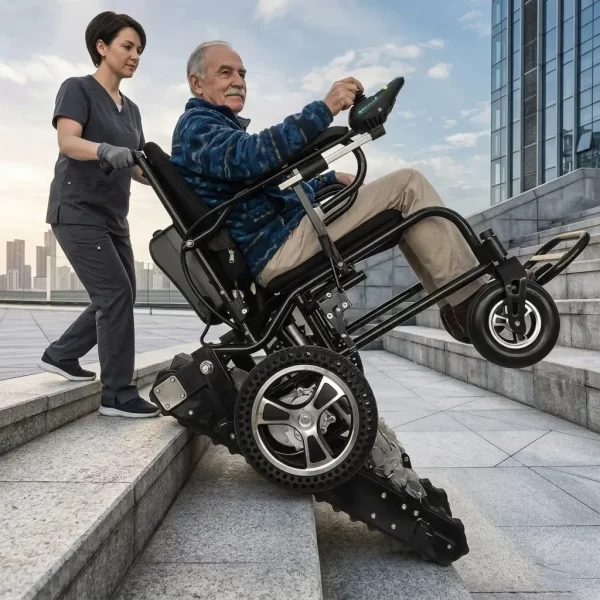 Scaun rulant electric pentru urcat scări biomed.md chisinau moldova