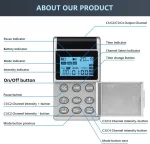 Aparat electric pentru masaj PRO  (EMS TENS) biomed.md chisinau moldova