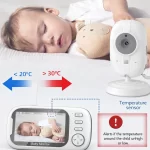 Monitor Video cu Cameră  pentru monitorizarea bebelusilor copiilor animalelor de casa biomed.md chisinau moldova