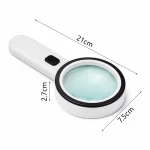 Lupă 30X cu iluminare LED si UV biomed.md chisinau moldova