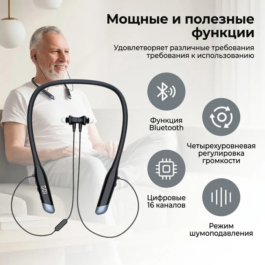 Aparat auditiv digital reîncărcabil cu Bluetooth G60 