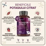 Potassium Citrate 2345 mg + Vitamina C – 270 tablete