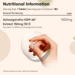 Ashwagandha KSM-66 1500 mg – 180 tablete WeightWorld biomed.md chisinau moldova