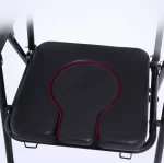 Scaun WC pliabil moale cu eco piele si găleată colectoare
